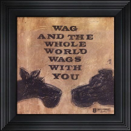 Framed Wag Print