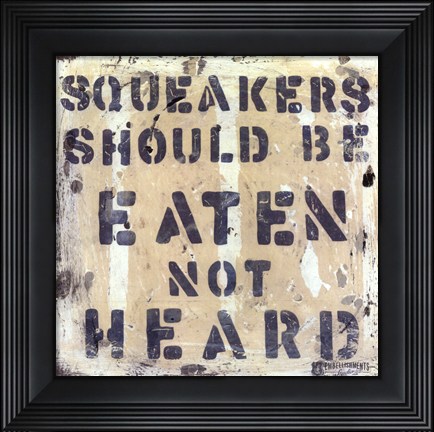 Framed Squeakers Print