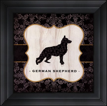 Framed Top Dog VI Print