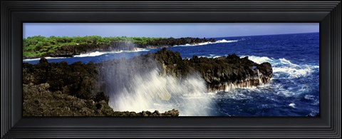 Framed Wainanapanapa State Park Maui HI USA Print