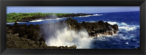 Framed Wainanapanapa State Park Maui HI USA Print