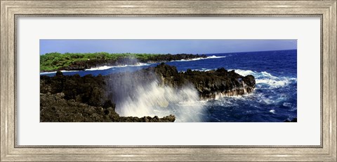 Framed Wainanapanapa State Park Maui HI USA Print