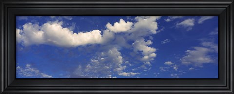 Framed Clouds in a Deep Blue Sky Print
