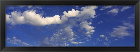 Framed Clouds in a Deep Blue Sky Print