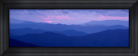 Framed Dawn Great Smoky Mountains National Park NC Print
