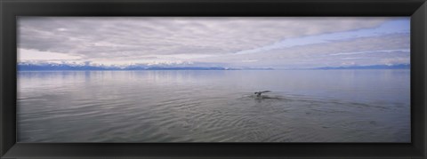 Framed Clouds over the sea, Frederick Sound, Alaska, USA Print