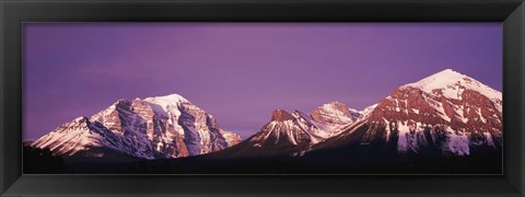 Framed Mt Temple Banff Provincial Park Canada Print