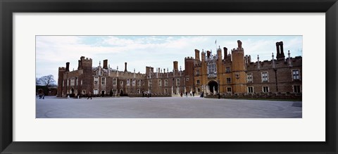 Framed Facade of a building, Hampton Court Palace, London, England Print