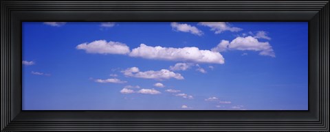 Framed Drifting clouds Print