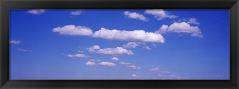 Framed Drifting clouds Print