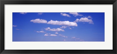 Framed Drifting clouds Print