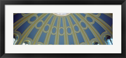 Framed British Museum Ceiling, London, England Print