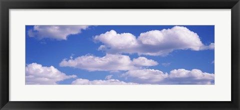 Framed Fluffy Clouds Print