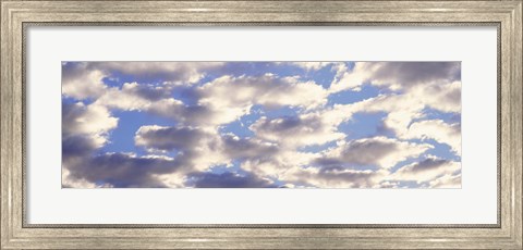 Framed Low angle view of clouds Print
