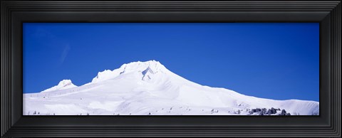 Framed Snowcapped mountains, Mt Hood, Oregon, USA Print