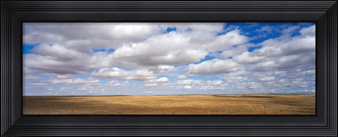 Framed Clouds over open rangeland, Texas, USA Print