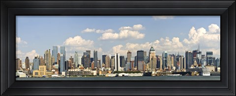 Framed City at the waterfront, New York City, New York State, USA 2010 Print
