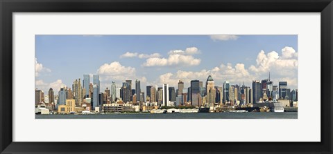Framed City at the waterfront, New York City, New York State, USA 2010 Print