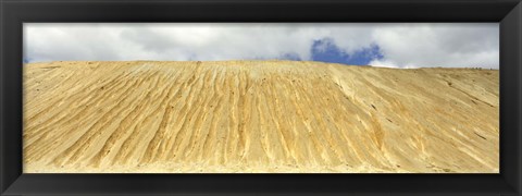 Framed Eroded copper tailing, Ruth, White Pine County, Nevada, USA Print