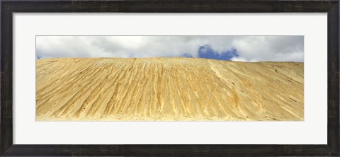 Framed Eroded copper tailing, Ruth, White Pine County, Nevada, USA Print