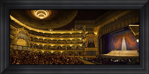 Framed Crowd at Mariinsky Theatre, St. Petersburg, Russia Print