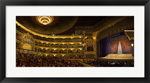 Framed Crowd at Mariinsky Theatre, St. Petersburg, Russia Print