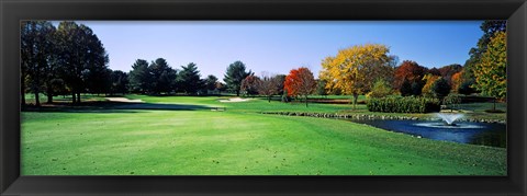 Framed Golf course, Westwood Country Club, Vienna, Fairfax County, Virginia, USA Print