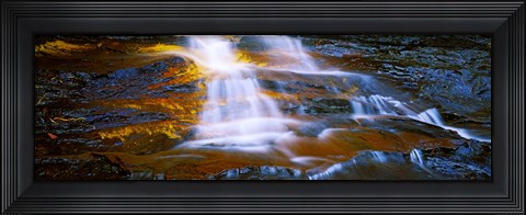 Framed Waterfall, Wentworth Falls, Weeping Rock, New South Wales, Australia Print
