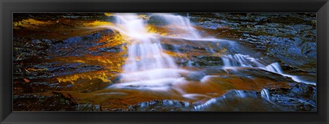 Framed Waterfall, Wentworth Falls, Weeping Rock, New South Wales, Australia Print