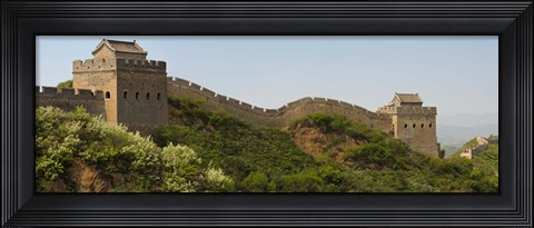 Framed Great Wall of China, Jinshangling, Hebei Province, China Print
