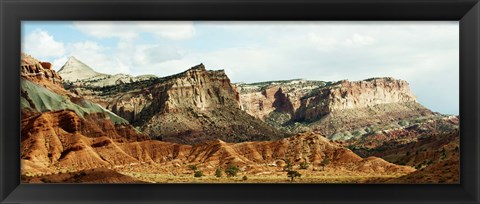 Framed Rock Formations, Capitol Reef National Park, Utah Print