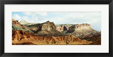 Framed Rock Formations, Capitol Reef National Park, Utah Print