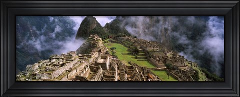 Framed Inca Ruins, Machu Picchu, Peru Print