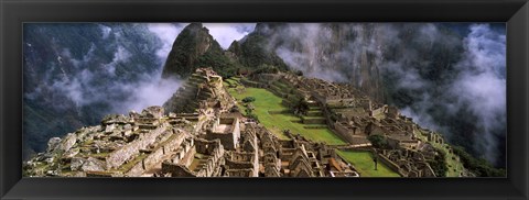 Framed Inca Ruins, Machu Picchu, Peru Print