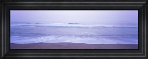 Framed Surf on the beach at dawn, Point Arena, Mendocino County, California, USA Print