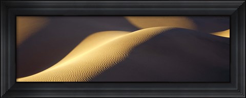 Framed Sand Dunes at Stovepipe Wells, Death Valley, California Print