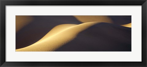 Framed Sand Dunes at Stovepipe Wells, Death Valley, California Print