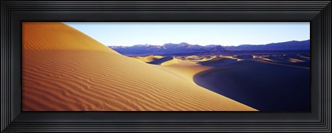 Framed Sunrise at Stovepipe Wells, Death Valley, California Print