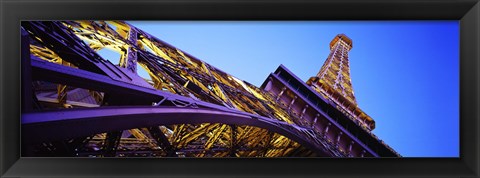 Framed Las Vegas Replica Eiffel Tower, Las Vegas, Nevada Print
