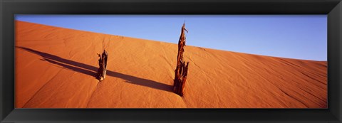 Framed Dead Pines at Coral Pink Sand Dunes State Park, Utah Print