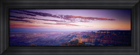 Framed Point Imperial at sunset, Grand Canyon, Arizona, USA Print