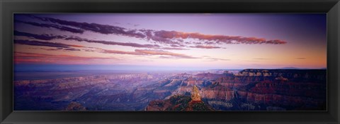 Framed Point Imperial at sunset, Grand Canyon, Arizona, USA Print
