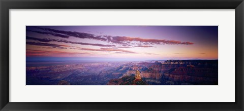 Framed Point Imperial at sunset, Grand Canyon, Arizona, USA Print