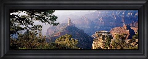 Framed Point Imperial at sunrise, Grand Canyon, Arizona, USA Print