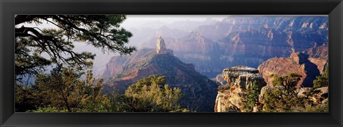 Framed Point Imperial at sunrise, Grand Canyon, Arizona, USA Print