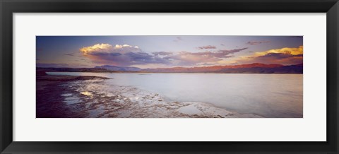 Framed Sunset over Lake Mead, Nevada, USA Print