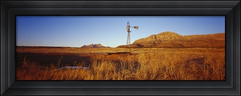 Framed Windmill in a Field, U.S. Route 89, Utah Print