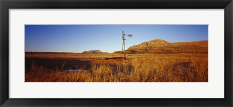 Framed Windmill in a Field, U.S. Route 89, Utah Print