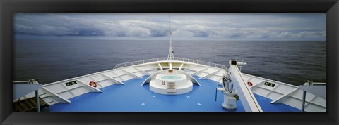 Framed Deck of a cruise ship, Hawaii, USA Print