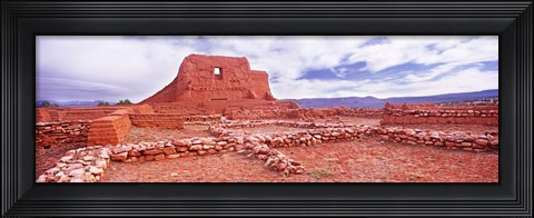 Framed Ruins of the Mission, Pecos National Historical Park, Pecos, New Mexico, USA Print